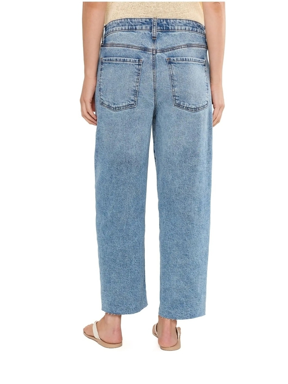 KUT from the Kloth Fab Ab Wide-Leg High Rise Light Wash Blue Jeans Size 12 - Picture 3 of 16